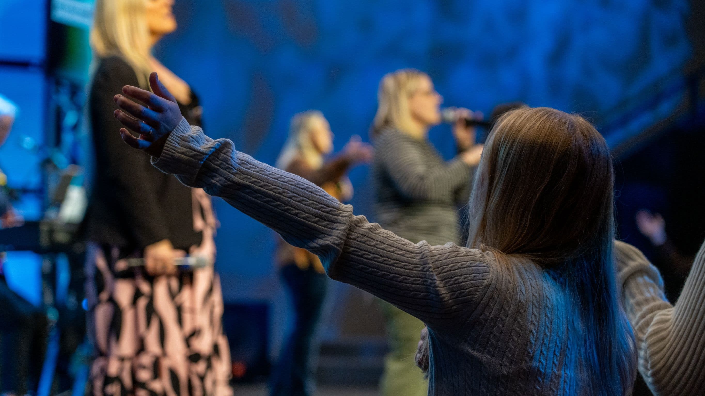 Adult Worship Team at Elevated Church in Pinellas Park, Florida